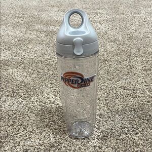 Tervis Clear and Gray Water Bottle